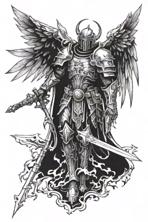 Sanguinius 40K Warhammer 40K Angel Knight