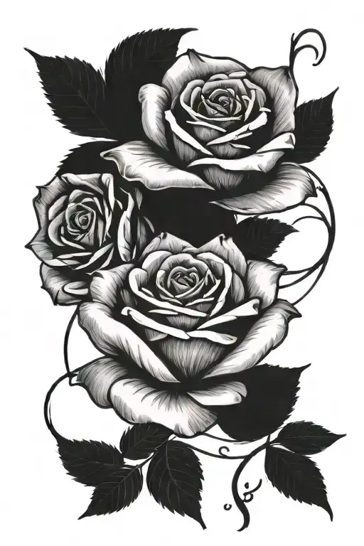 Roses Intertwined