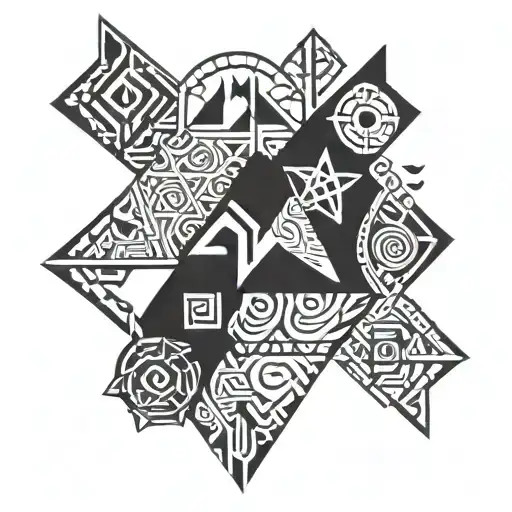 Tribe Symbols In Shape