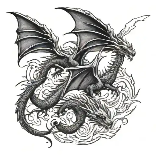 Dragons Flying