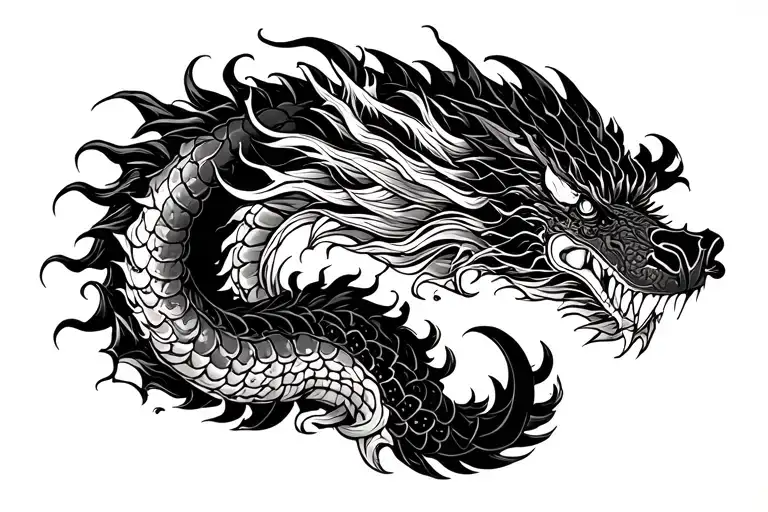 Yakuza Dragon Sleeve