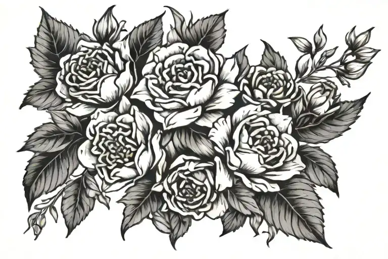 Birth Flower Bouquet