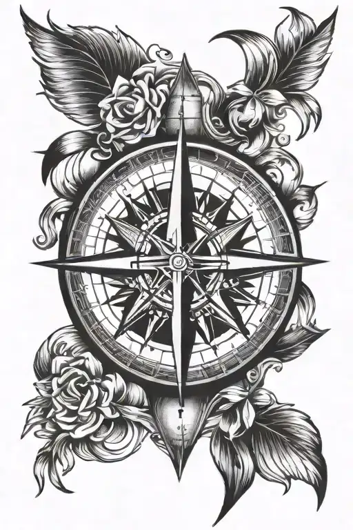 Baby Angles And Compass Rose