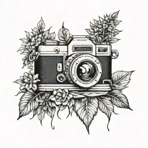 Camera And Plants