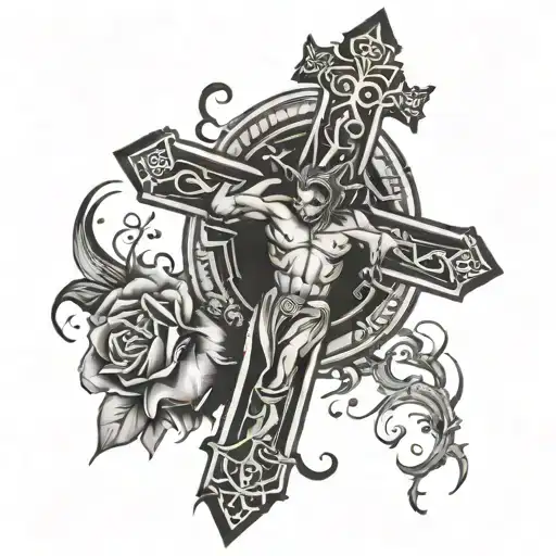 Devil On A Cross