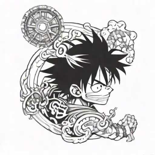 Character Anime Luffy Gear 5