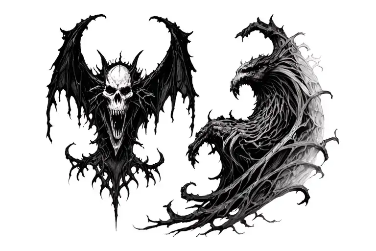 Gothic Cathedral Demonic