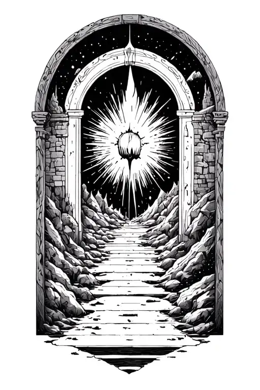 Mining Portal Radiating Darkness