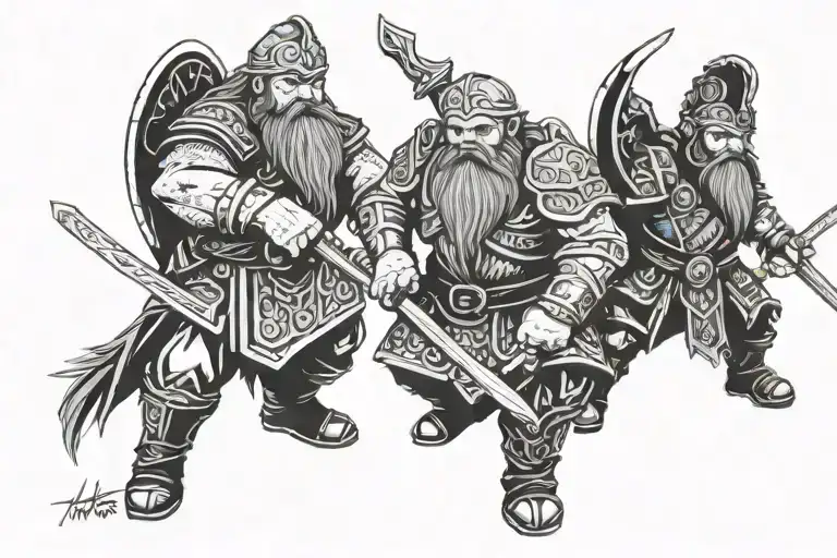 Dwarf Warriors