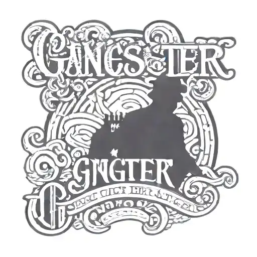 Gangster Lettering