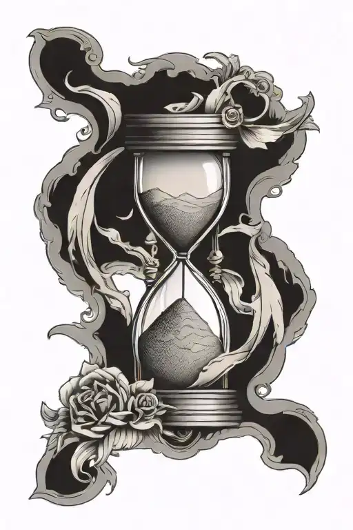 Hour Glass With Sand