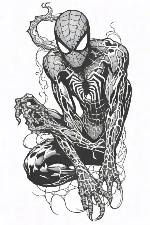Spider Man With Symbiote