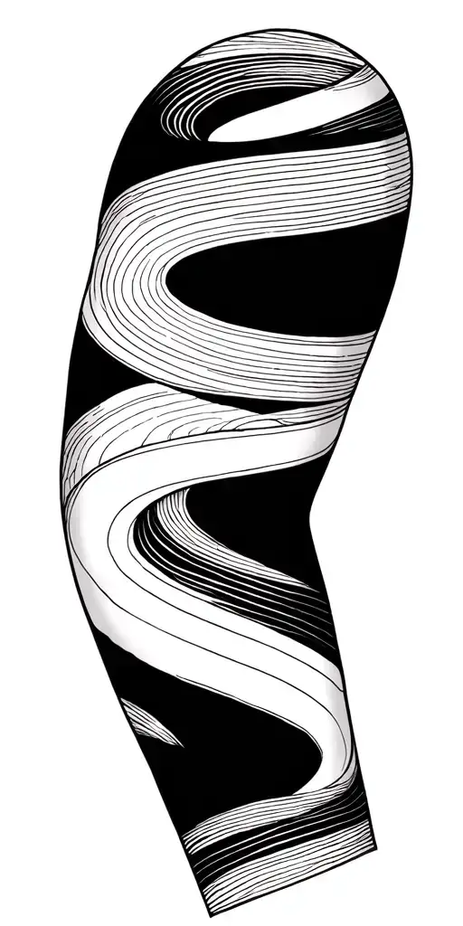 Lines All The Way Down And Across The Arm