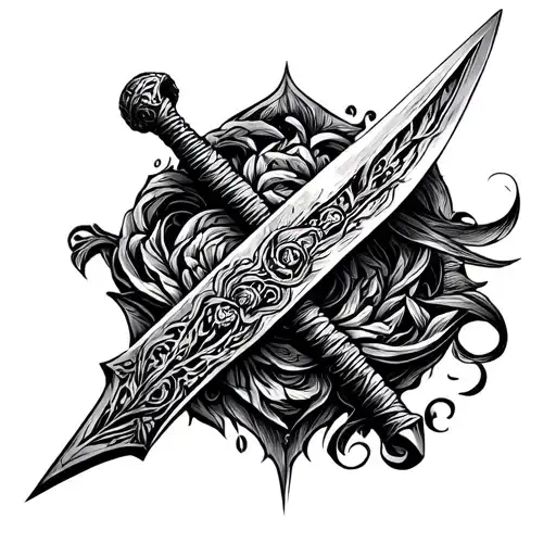 Dagger Sword Wrapped