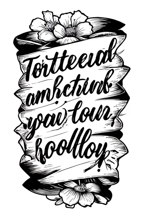 Motivational Quote Wrapped