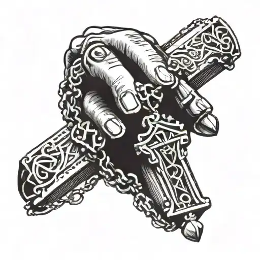 Hands Holding The Rosary