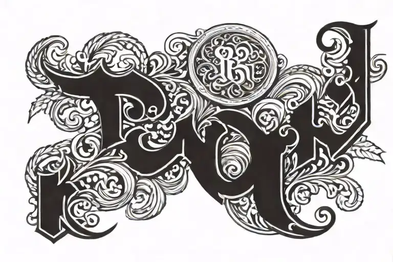 The Word Bohanon In Old English Font