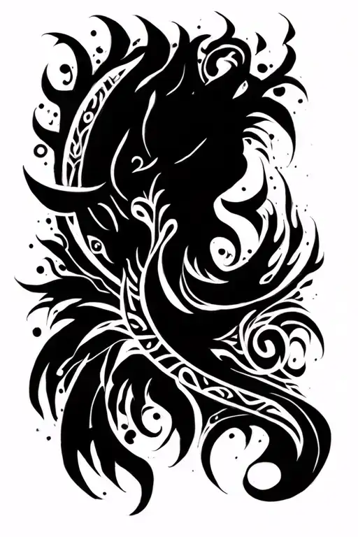 Cybersigilism Tribal Shin