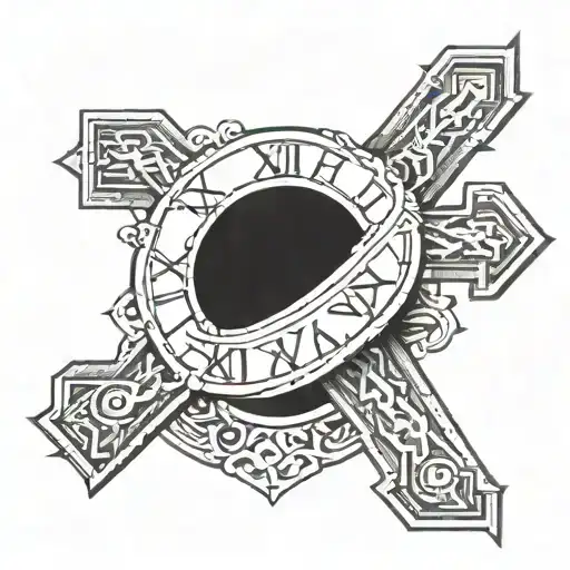 Roman Numerals With A Cross