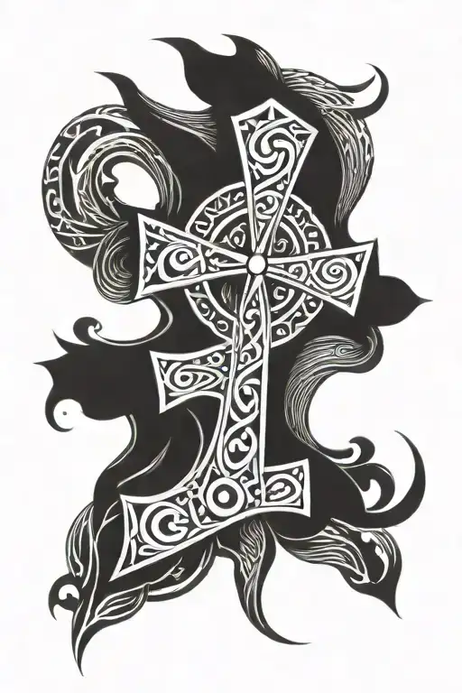 Ankh Mixed Maori Whole Arm