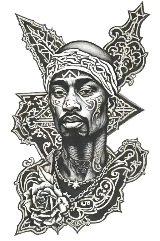 Cross Tupac Had