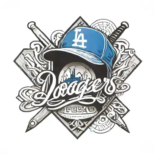 The Name Pelayo But Us La Dodgers Logo