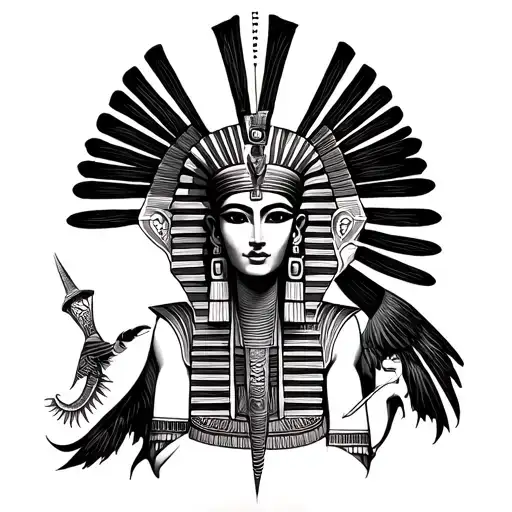 Egyptian Gods And Djying