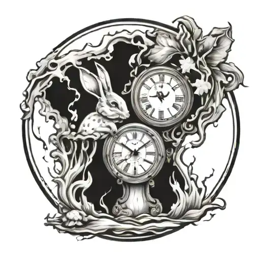 Rabbit Hole Clock Melting