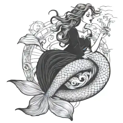Full Body Hogwarts Mermaid