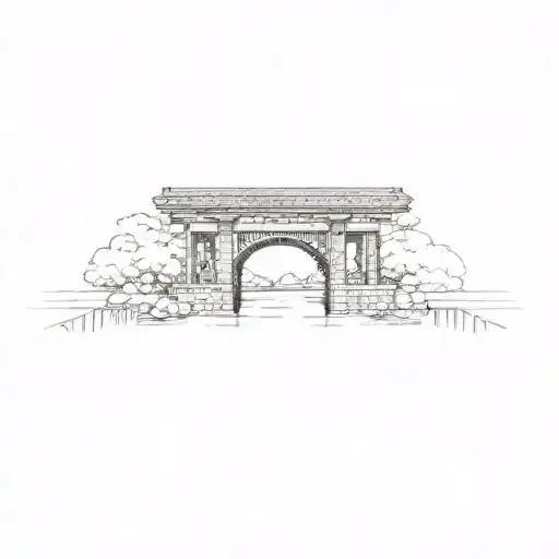 A Bridge Over A River