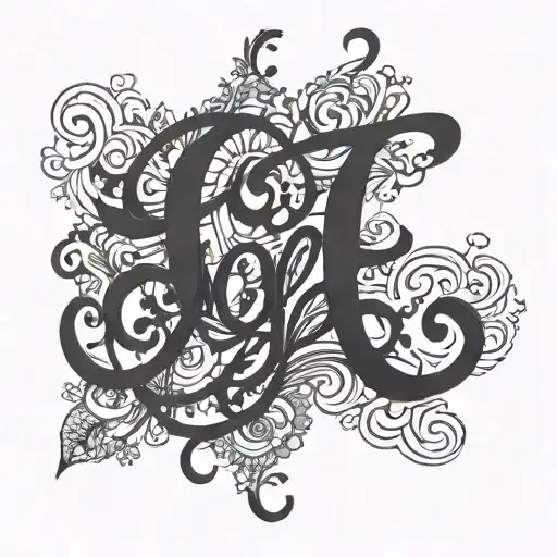 The Word Alot Cursive Font Representing Your Love