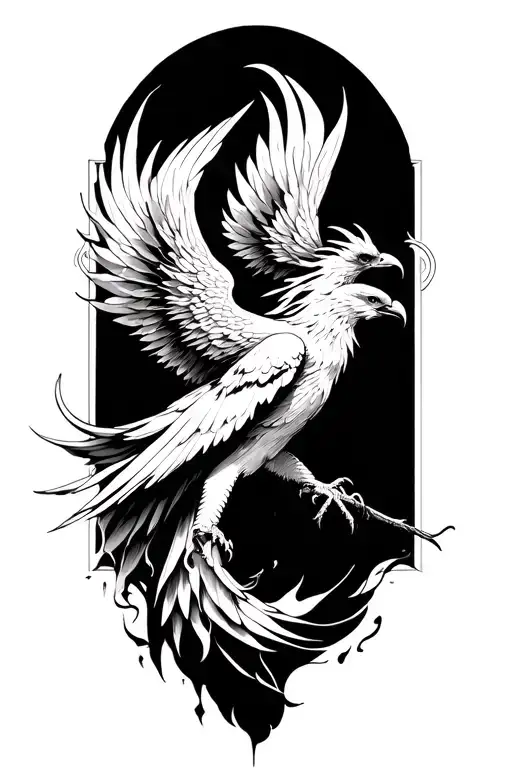 Phoenix Rising From The Ashes