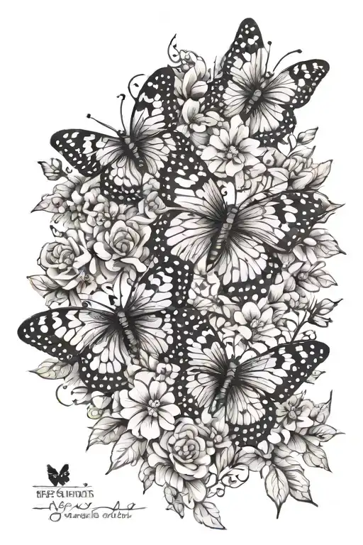 Butterflies & Flowers & Birthdates