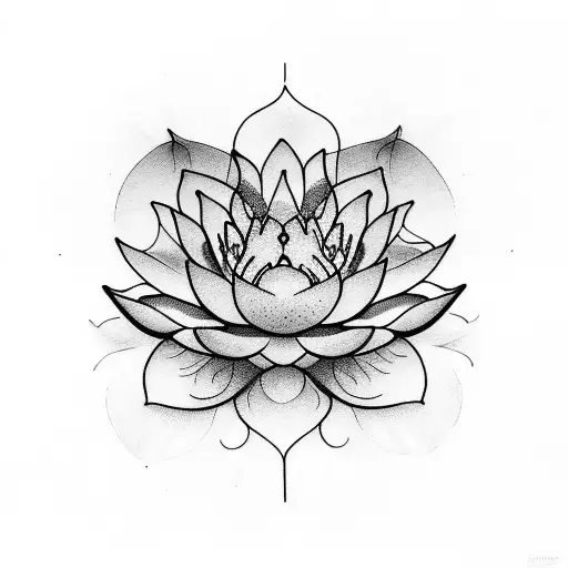 A Delicate Lotus Flower Blooming In A Serene Pond