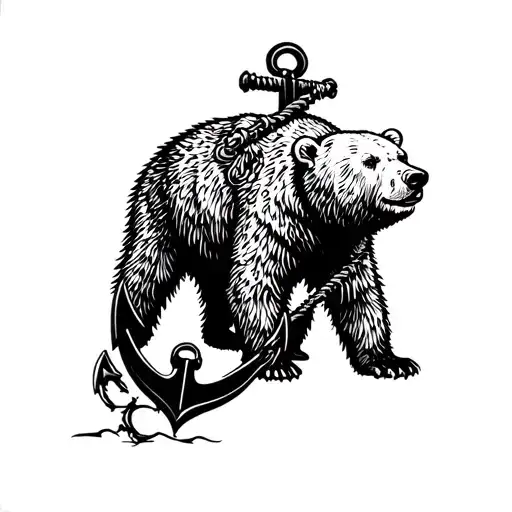 Polarbear Dragging Anchor