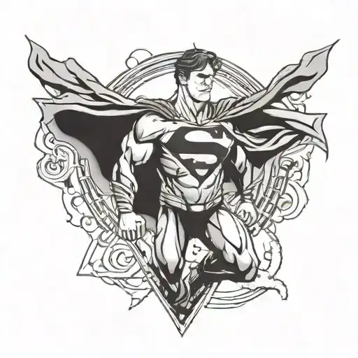 Superman Frente Al Sol
