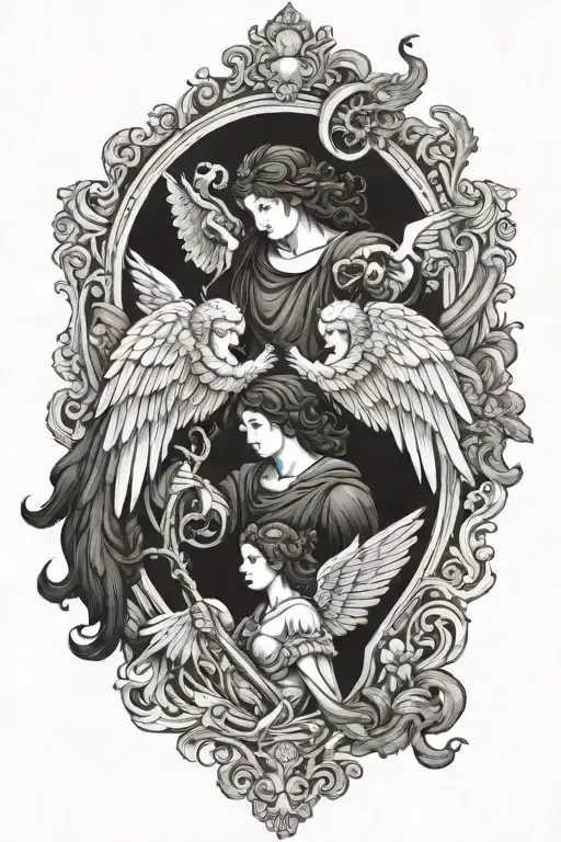4 Archangels Back
