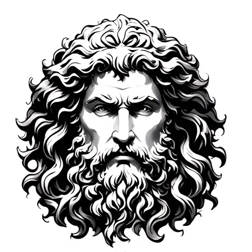 Zeus' Face With A Light Crossing His Face