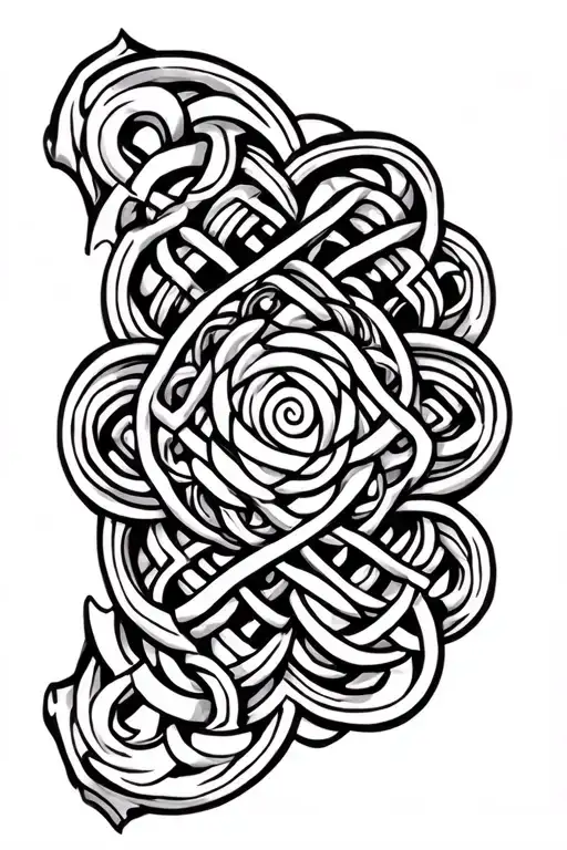 Celtic Pattern With Elements
