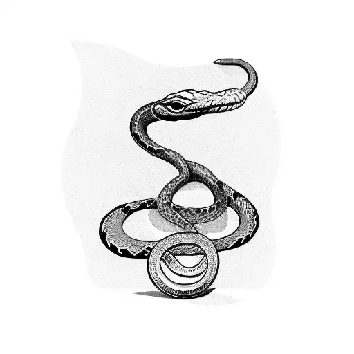 Snake On Danger With Date On It