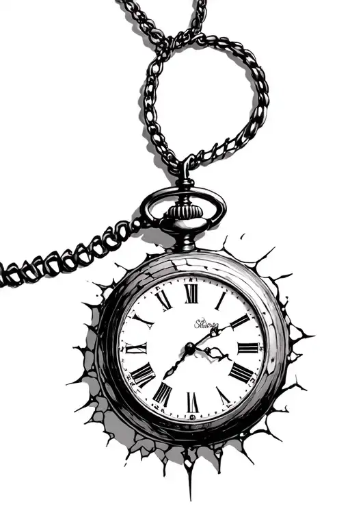 Pocket Watch Torn Apart