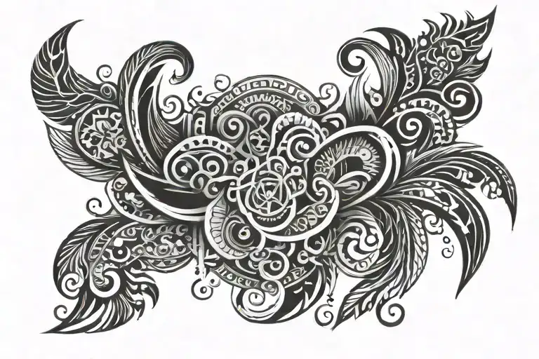 Sleeve Tribal Inspired By Navigating Through Life
