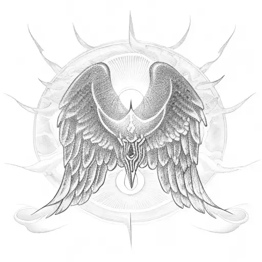 A Book With Wings Flying Towards The Sun