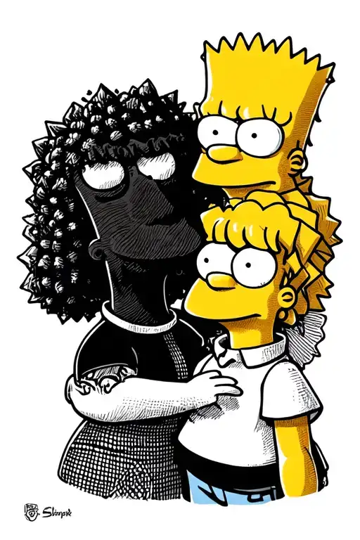 Bart And Lisa Simpson