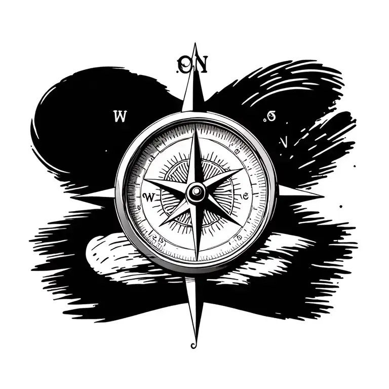 Compass With Fingerprint