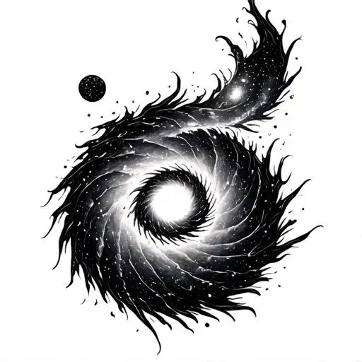 Fibonacci Spiral Galaxy