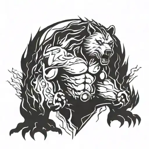 Bear Gym Transformation Ultra Instinct