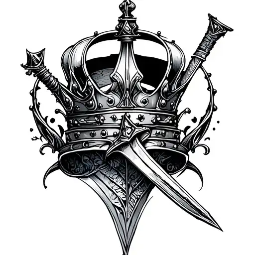 Crown With A Sword