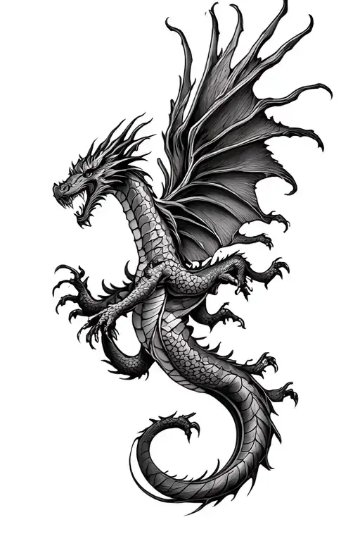 Soaring Dragon Wrapped