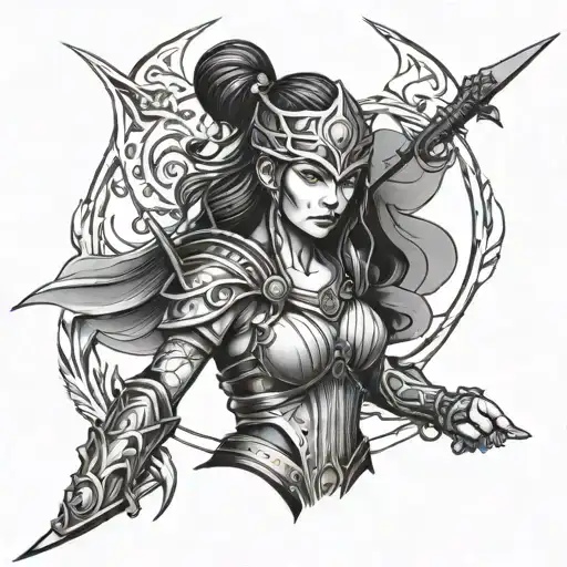 Strong Female Warrior